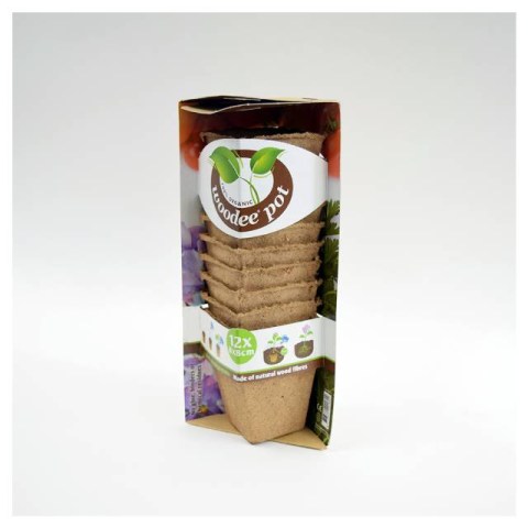 Woodee Pot 12x diam 8x8cm